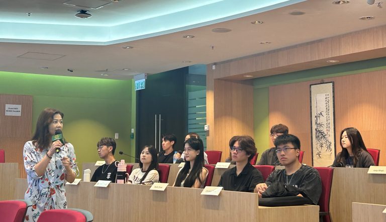 Dr Holly Chung and Dr Bernard Luk introduced HA’s experiential learning journey and leadership curriculum — designed to nurture principled, proactive, and people-oriented leaders.