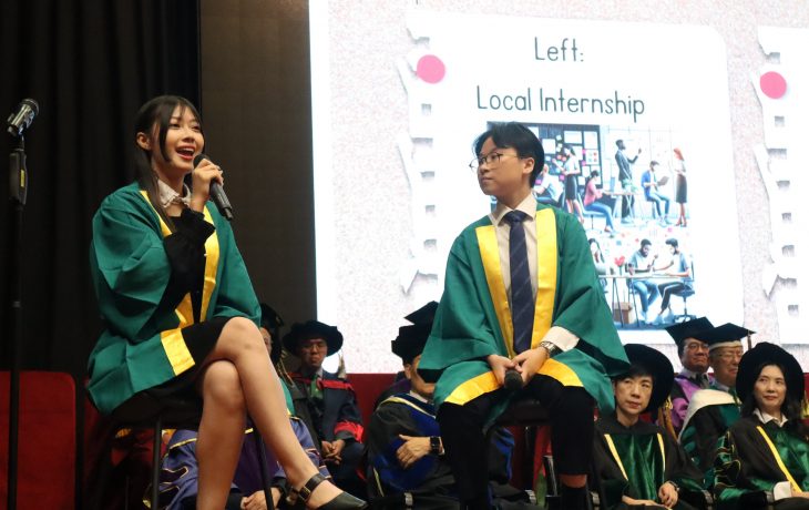 Two Leaders; One Spirit: HA Students Inspire at HSUHK Convocation 2025